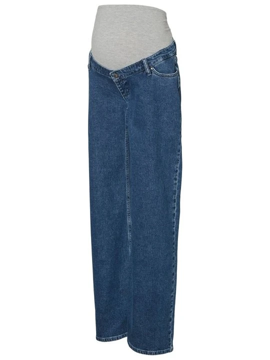 Zdjęcie produktu Wide leg Mamalicious jasnoniebieski denim