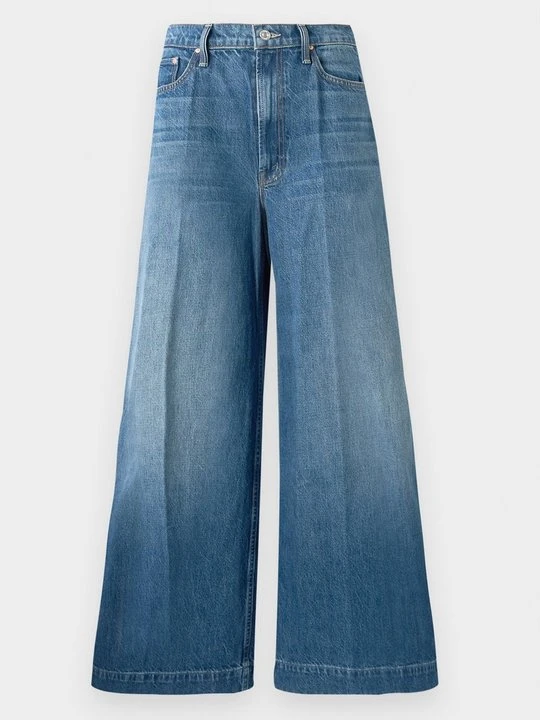 Zdjęcie produktu Wide leg Mother niebieski denim