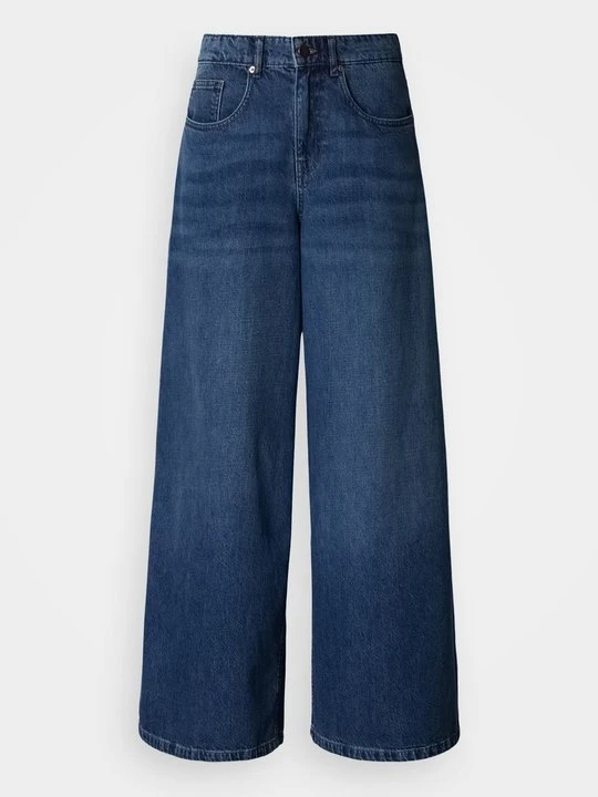 Zdjęcie produktu Wide leg MSCH Copenhagen niebieski denim