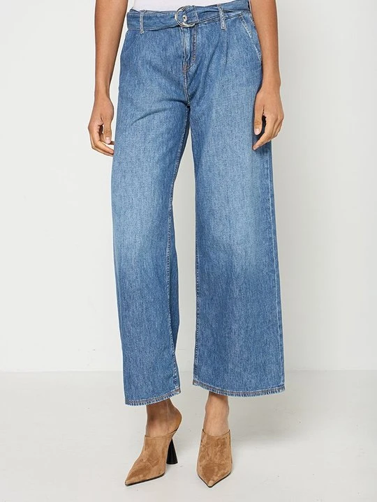 Zdjęcie produktu Wide leg Mustang niebieski denim