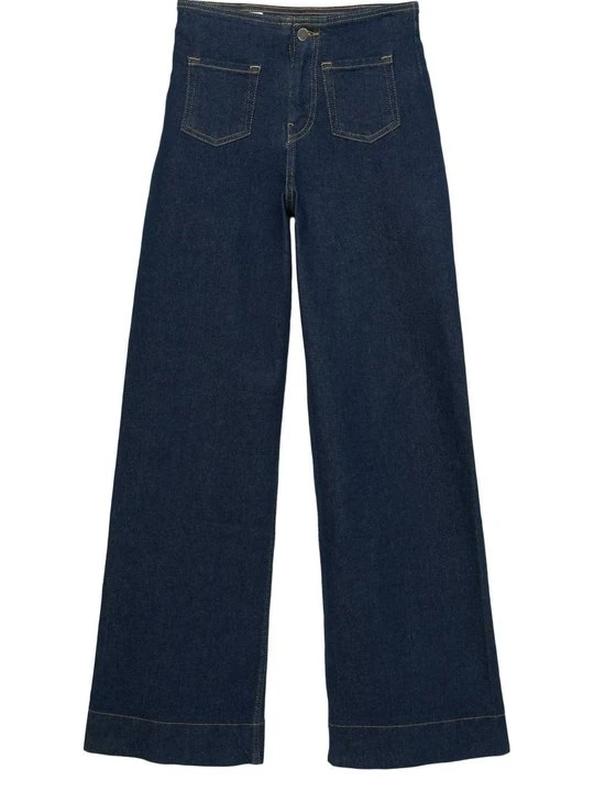 Zdjęcie produktu Wide leg PULL&BEAR ciemnoniebieski