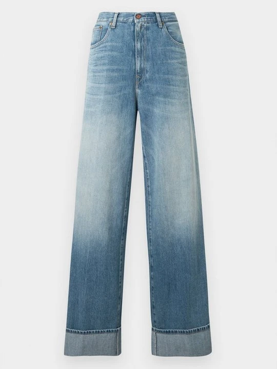 Zdjęcie produktu Wide leg Replay niebieski denim