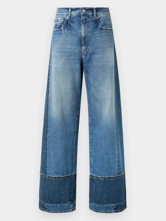 Zdjęcie produktu Wide leg Replay niebieski denim