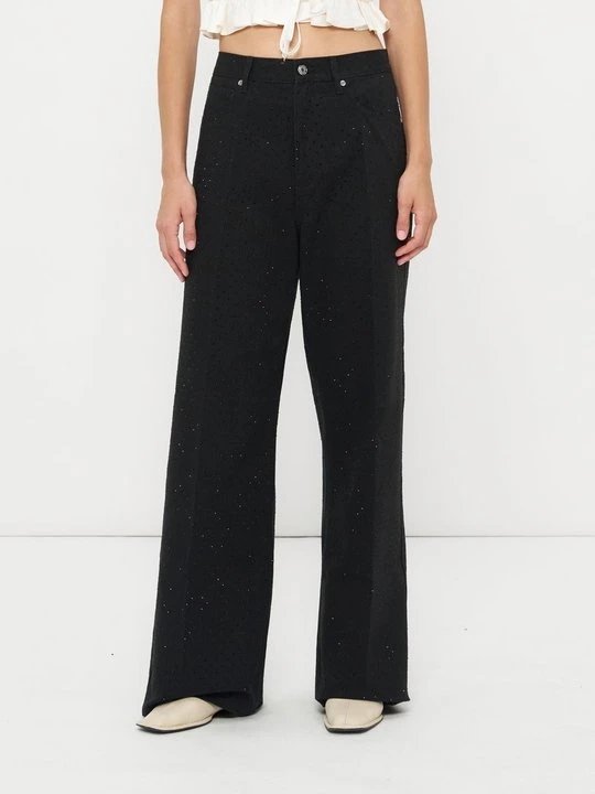Zdjęcie produktu Wide leg Sandro czarny