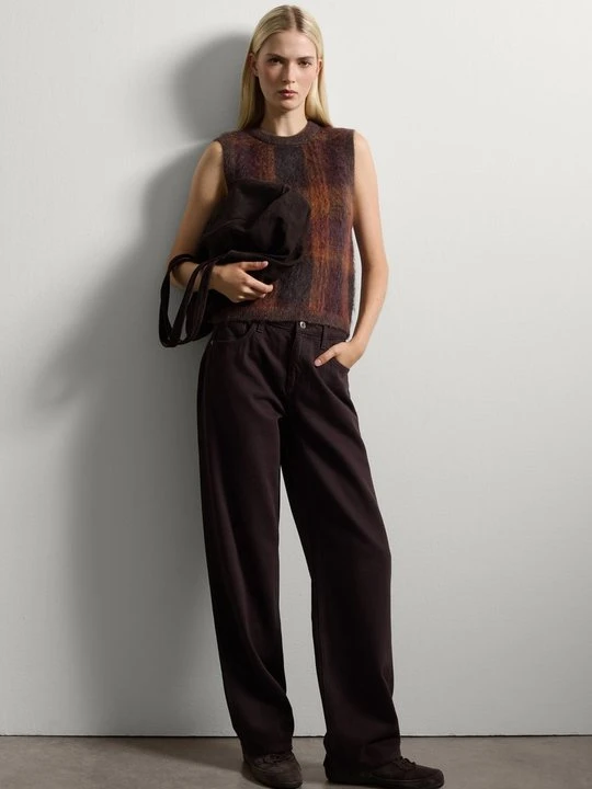 Zdjęcie produktu Wide leg Stefanel brązowy