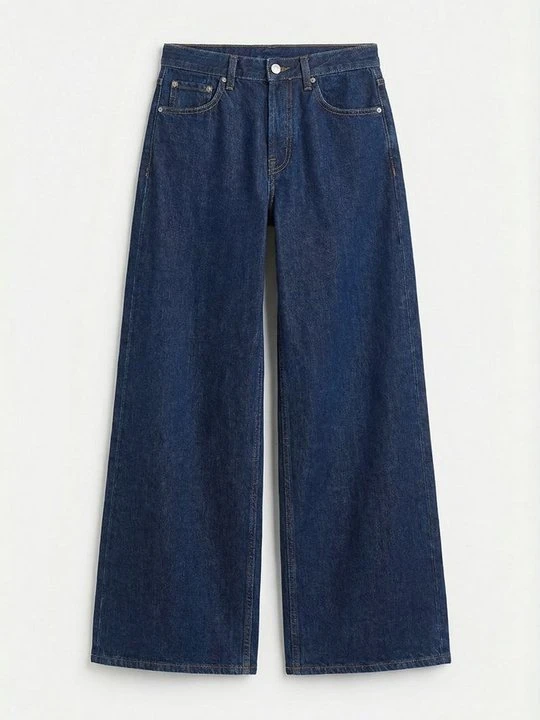 Zdjęcie produktu Wide leg Topshop ciemnoniebieski