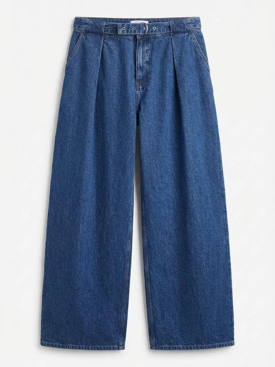 Zdjęcie produktu Wide leg Topshop ciemnoniebieski