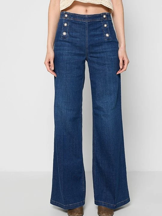Zdjęcie produktu Wide leg TWINSET granatowy