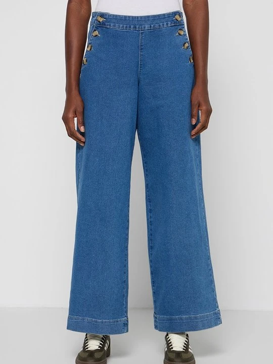 Zdjęcie produktu Wide leg Vero Moda błękit królewski