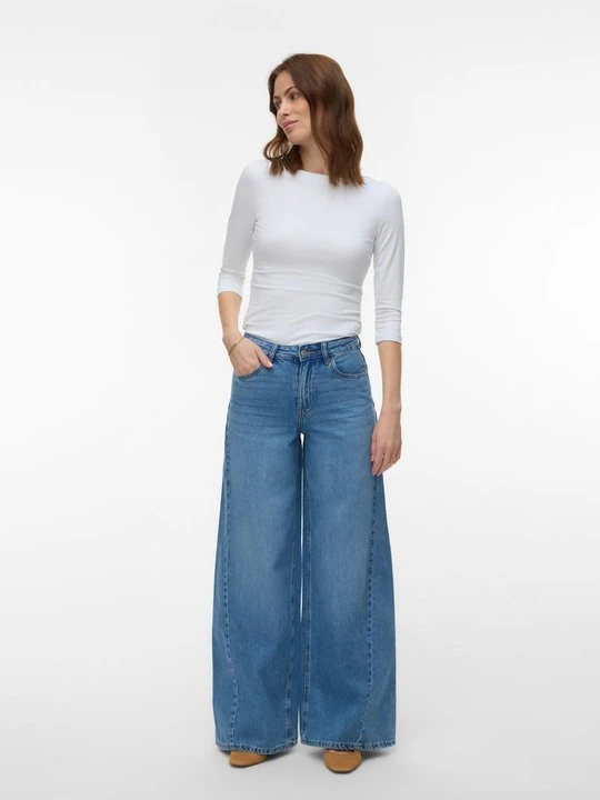 Zdjęcie produktu Wide leg Vero Moda niebieski denim
