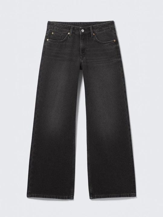 Zdjęcie produktu Wide leg Weekday czarny