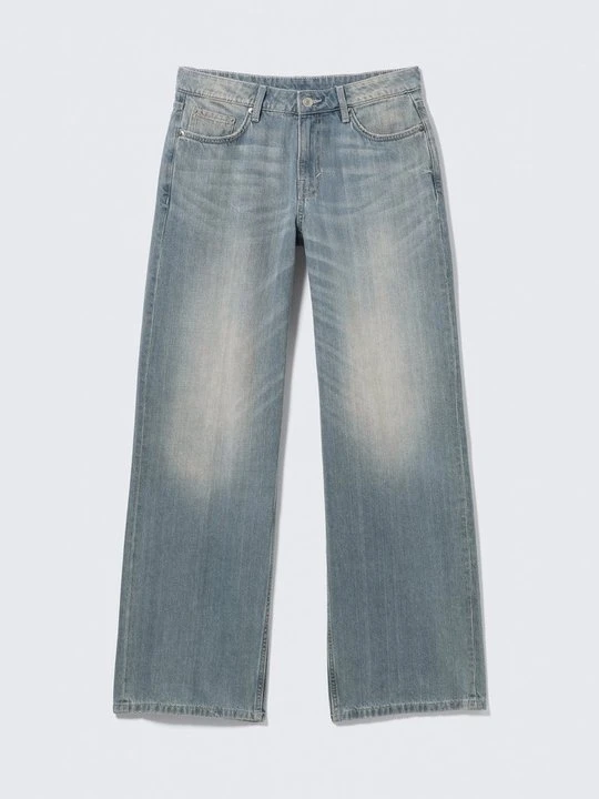 Zdjęcie produktu Wide leg Weekday niebieski denim