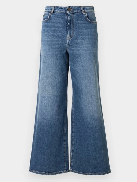 Zdjęcie produktu Wide leg Weekend Max Mara ciemnoniebieski