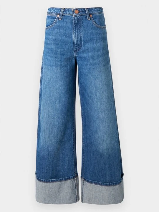 Zdjęcie produktu Wide leg Wrangler niebieski denim
