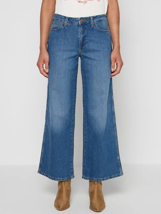 Zdjęcie produktu Wide leg Wrangler brązowy