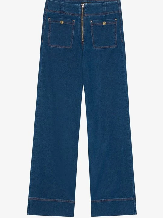 Zdjęcie produktu Wide leg Zign granatowy