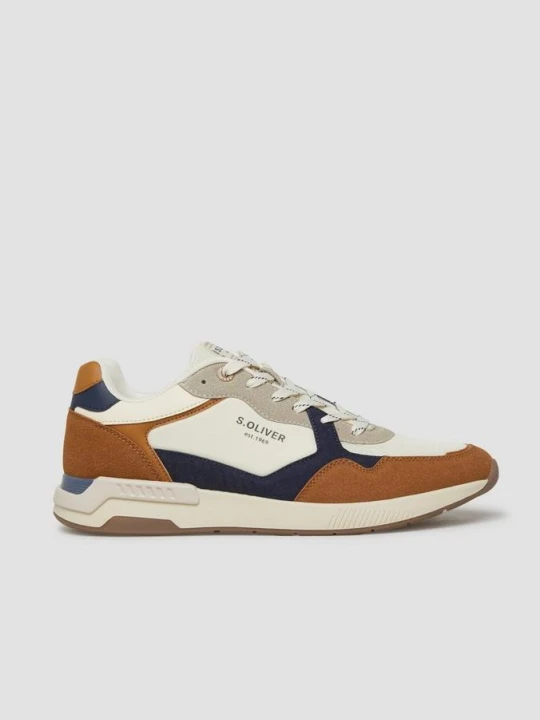 Zdjęcie produktu Wielokolorowe sneakersy o wyglądzie skóry s.Oliver