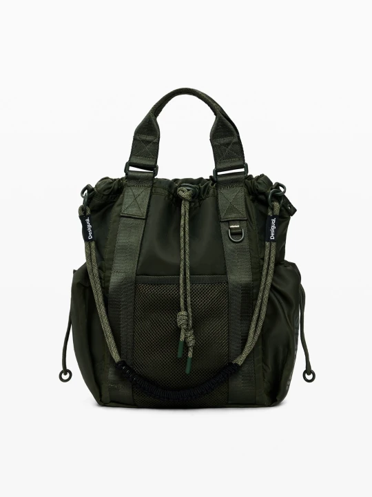 Zdjęcie produktu Wielofunkcyjny woskowany plecak Desigual zielony