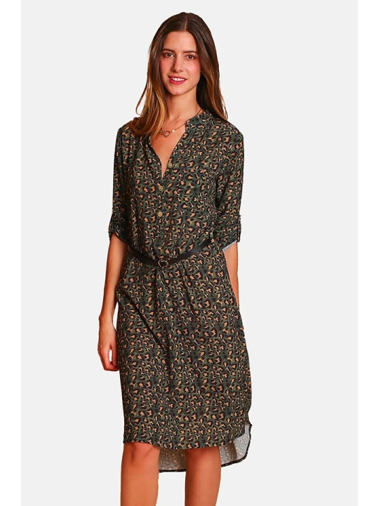 Zdjęcie produktu William de Faye Sukienka w kolorze khaki rozmiar: 42