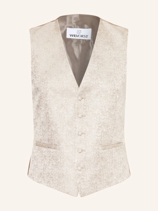 Zdjęcie produktu Wilvorst Kamizelka Garniturowa O Kroju Extra Slim Fit beige