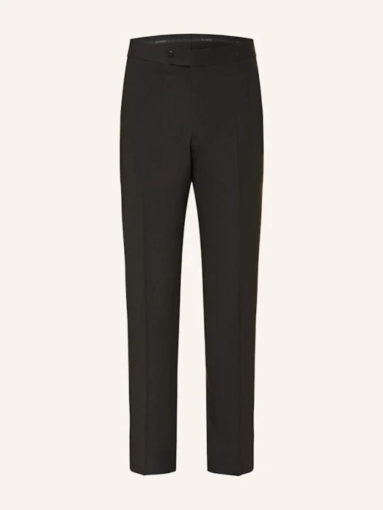 Zdjęcie produktu Wilvorst Spodnie Garniturowe Slim Fit schwarz CZARNY