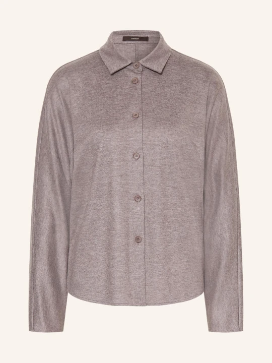 Zdjęcie produktu Windsor. Bluzka Koszulowa Z Dżerseju beige JASNOFIOLETOWY