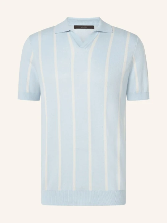 Zdjęcie produktu Windsor. Dzianinowa Koszulka Polo Lindo Z Dodatkiem Lnu blau