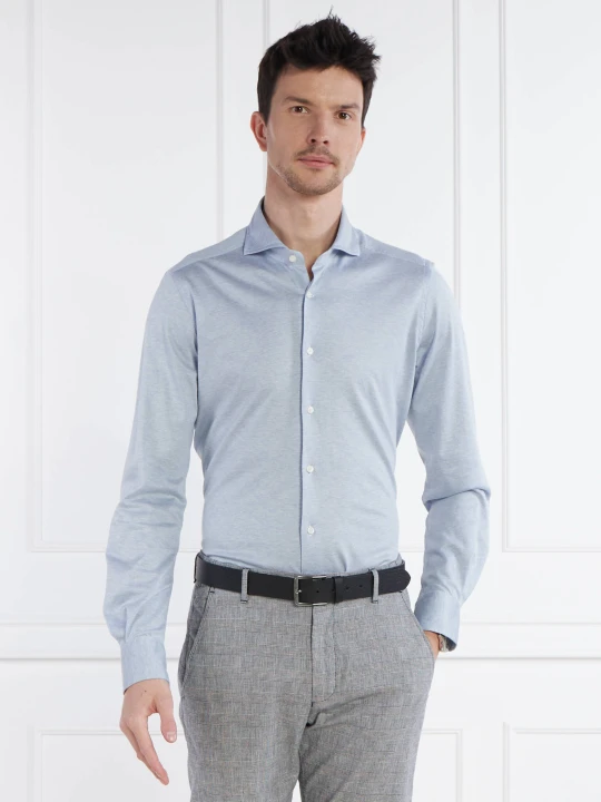 Zdjęcie produktu Windsor Koszula Laze | Regular Fit | z dodatkiem jedwabiu błękitny