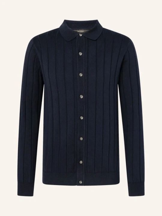 Zdjęcie produktu Windsor. Koszulka Z Dzianiny Cashmilo Slim Fit blau GRANATOWY