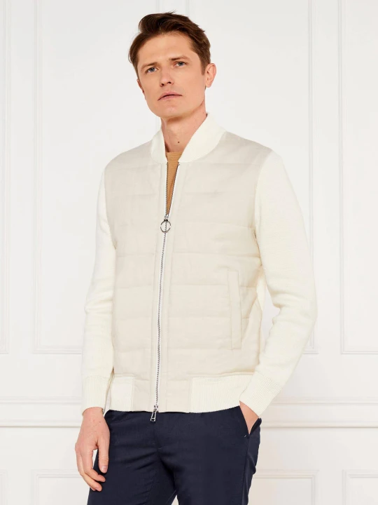 Zdjęcie produktu Windsor Lniana kurtka 13 Calino-J | Regular Fit ecru