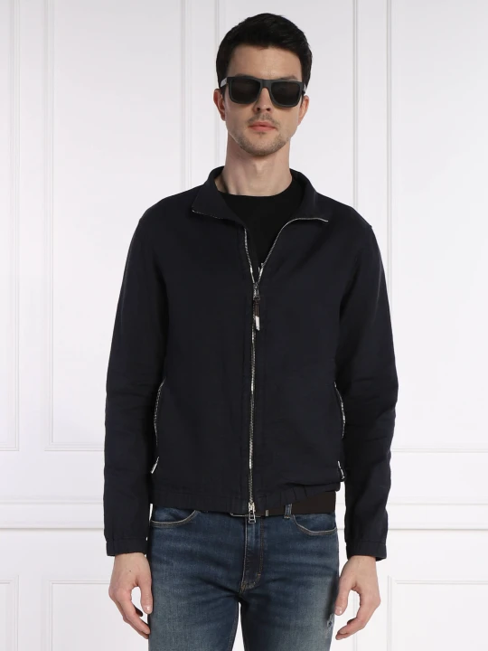 Zdjęcie produktu Windsor Lniana kurtka 13 Gianio | Regular Fit granatowy