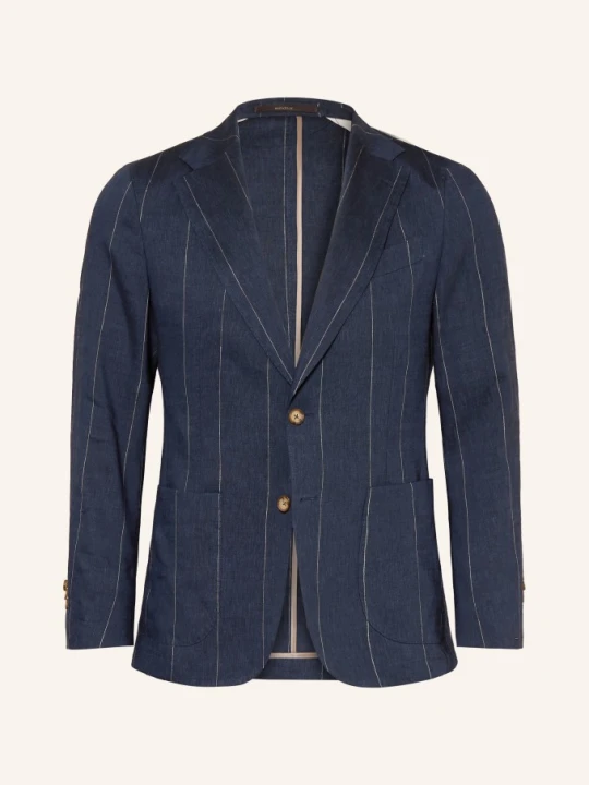 Zdjęcie produktu Windsor. Marynarka Giorno O Kroju Extra Slim Fit Z Lnu blau 410 Navy 410