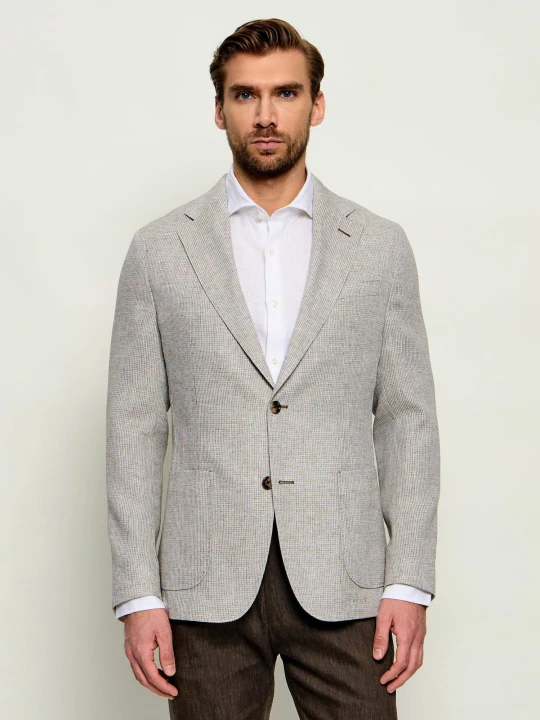Zdjęcie produktu Windsor Marynarka Giro | Slim Fit | z dodatkiem lnu szary