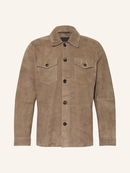 Zdjęcie produktu Windsor. Skórzana Kurtka Oleano grau KHAKI
