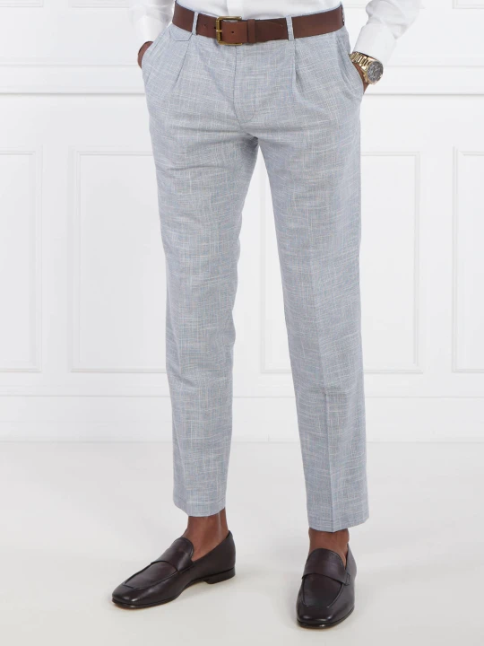 Zdjęcie produktu Windsor Spodnie 13 Silvi | Shaped fit | z dodatkiem wełny szary