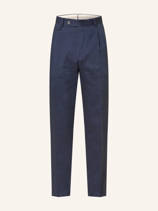 Zdjęcie produktu Windsor. Spodnie Do Garnituru Silvi O Kroju Extra Slim Fit Z Lnu blau