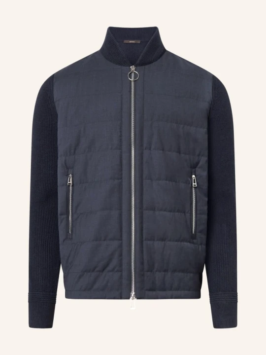 Zdjęcie produktu Windsor. Sweter Nedo Z Mieszanki Materiałów blau GRANATOWY