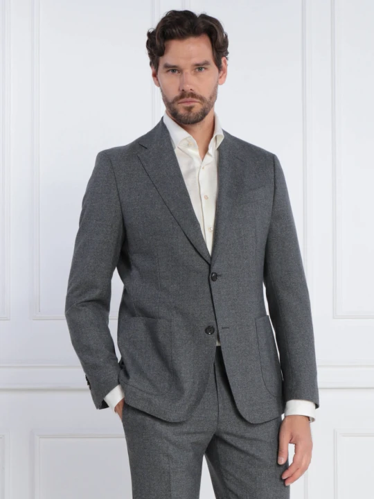 Zdjęcie produktu Windsor Wełniana marynarka | Slim Fit grafitowy
