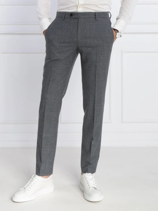 Zdjęcie produktu Windsor Wełniane spodnie | Regular Fit grafitowy