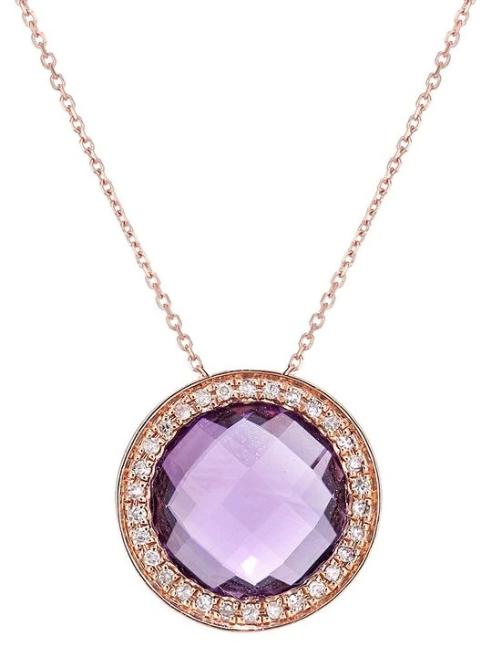Zdjęcie produktu Wisiorek DIAMANT L'ÉTERNEL fioletowy