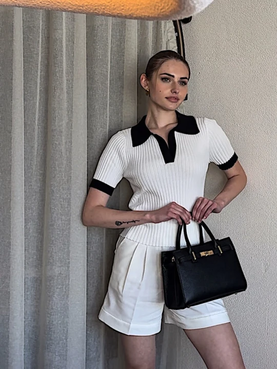 Zdjęcie produktu Wiskozowa koszulka Polo No. 1 LAÏF