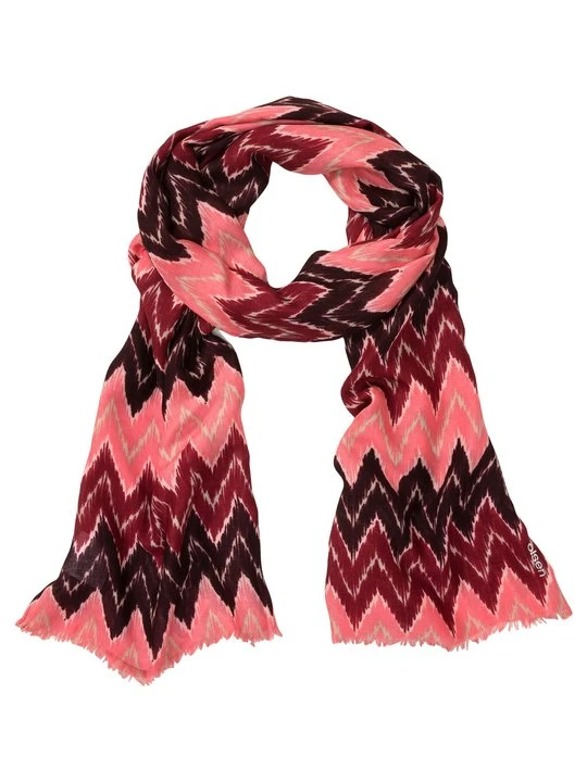 Zdjęcie produktu Wiskozowy szal w geometryczne wzory - Cozy Idylls Olsen