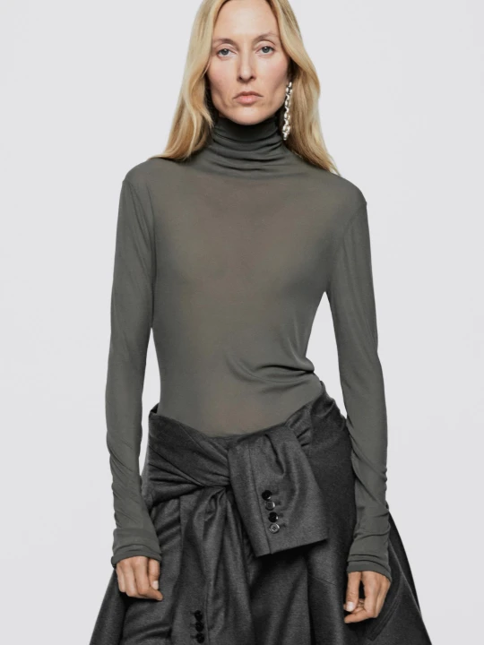 Zdjęcie produktu Wiszące Kolczyki Z Owalnymi Ogniwami - Limited Edition - Srebrny - Massimo Dutti - Female