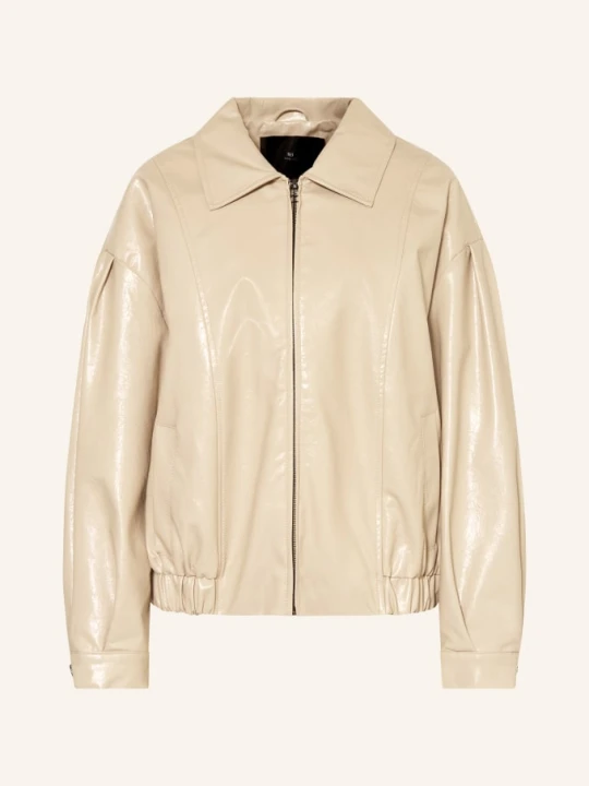 Zdjęcie produktu Withblack Kurtka Typu Blouson Gillian O Wyglądzie Skóry beige