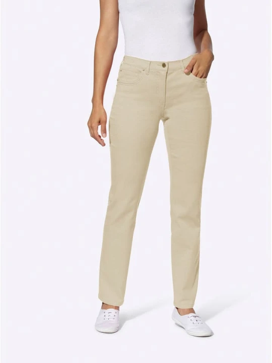 Zdjęcie produktu WITT WEIDEN Dżinsy - Slim fit - w kolorze beżowym rozmiar: 21