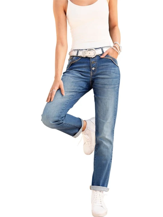 Zdjęcie produktu WITT WEIDEN Dżinsy - Slim fit - w kolorze niebieskim rozmiar: 54