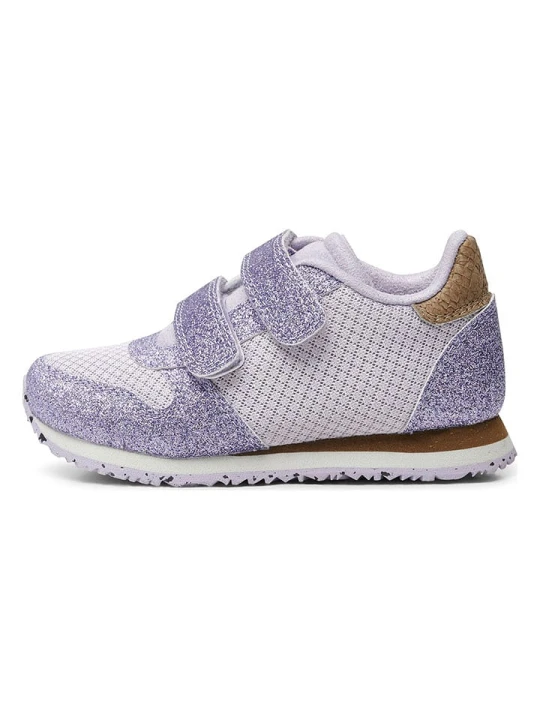 Zdjęcie produktu WODEN Sneakersy "Ydun Glitter II Kids" w kolorze fioletowym rozmiar: 25