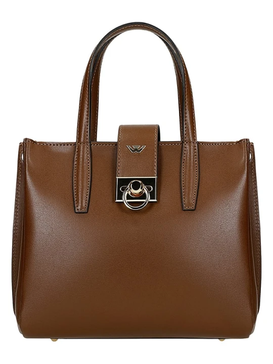 Zdjęcie produktu Wojas Skórzana torebka w kolorze brązowym - 24 x 20 x 12 cm rozmiar: onesize
