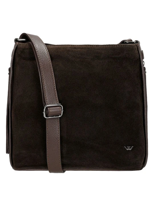 Zdjęcie produktu Wojas Skórzana torebka w kolorze brązowym - 26 x 30 x 11 cm rozmiar: onesize