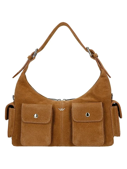 Zdjęcie produktu Wojas Skórzana torebka w kolorze jasnobrązowym - 32 x 20 x 11 cm rozmiar: onesize